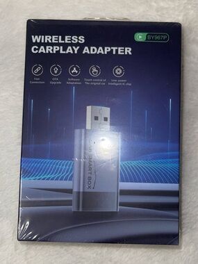 Wireless CarPlay Adapter - Black Smart Box